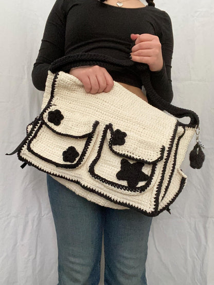 inflorescence messenger bag crochet pattern